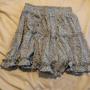 Luca + Grae Beverly Blue Skirt Small